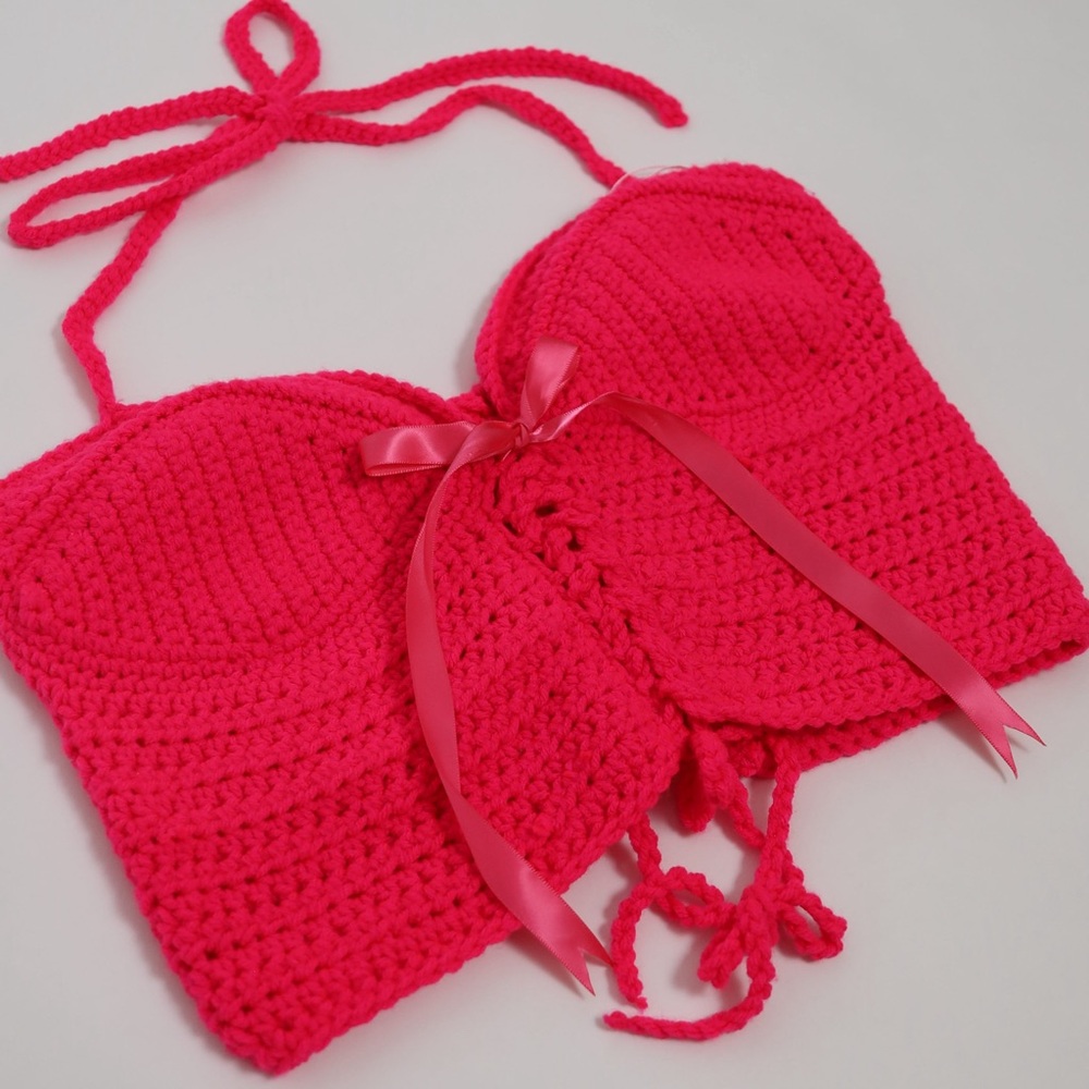 Crochet bustier top🎀